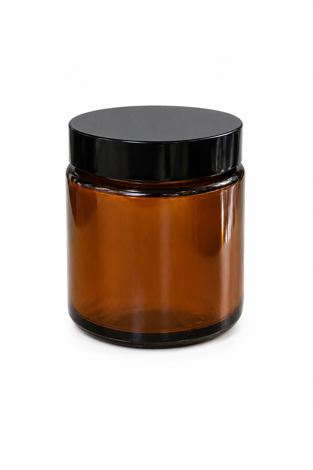 4oz amber glass jar we use for our products