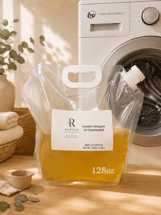 Laundry Detergent pouch containing approximate 128oz