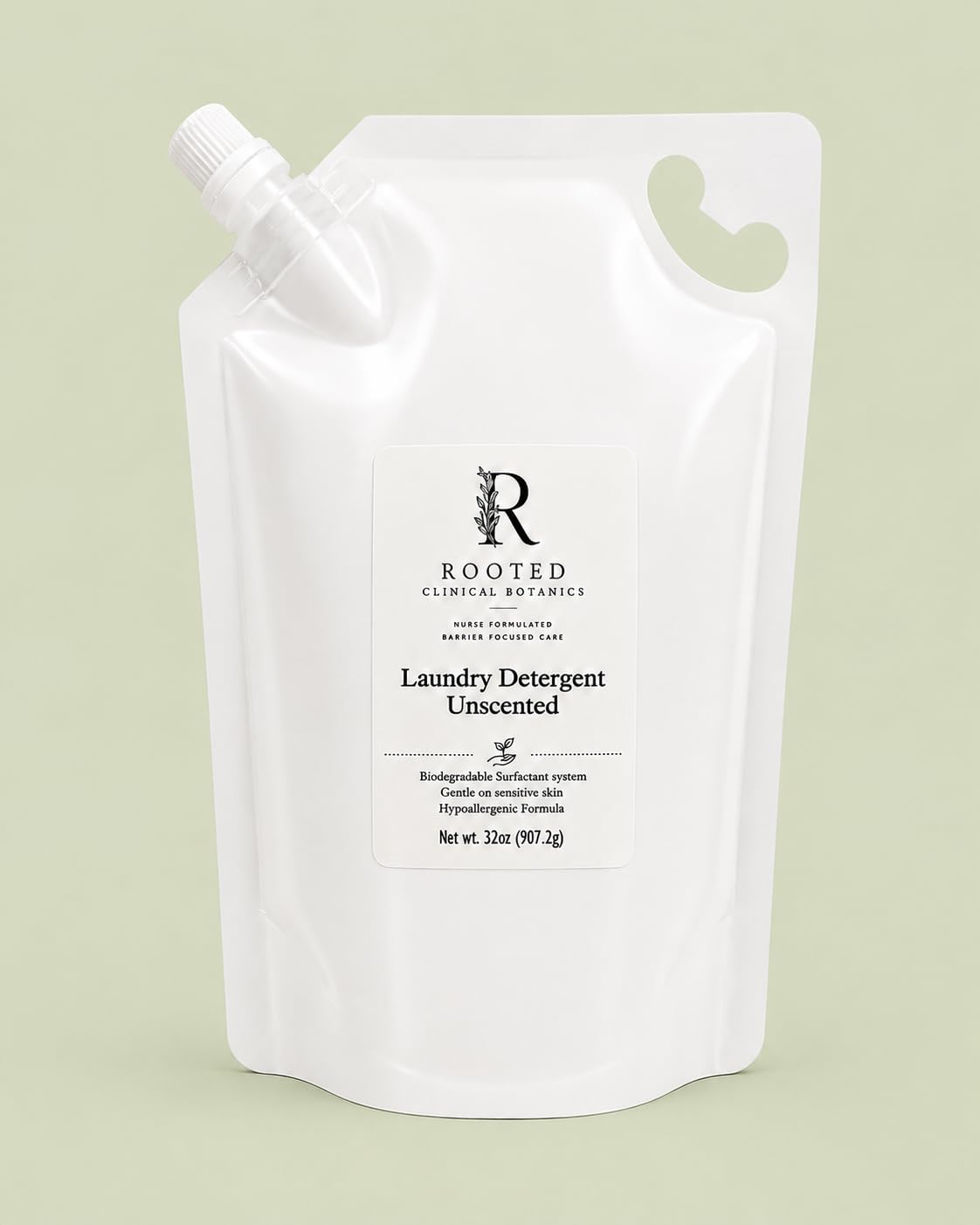 HDPE available 32oz pouch for laundry detergent 