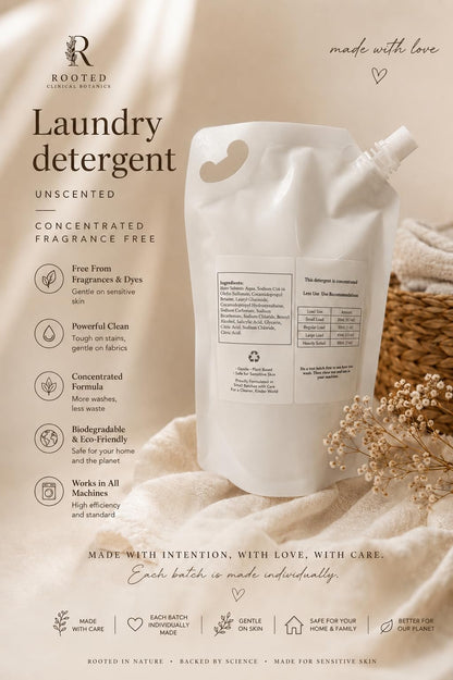 Pouch available for laundry detergent 32oz benefits and information