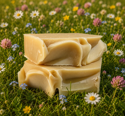 Tallow soap scented with mahogany teackwood