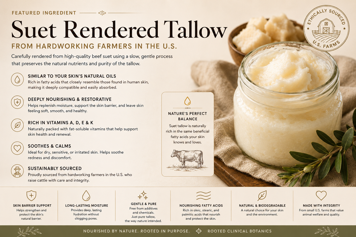 Benefits of using Tallow in our skincare products